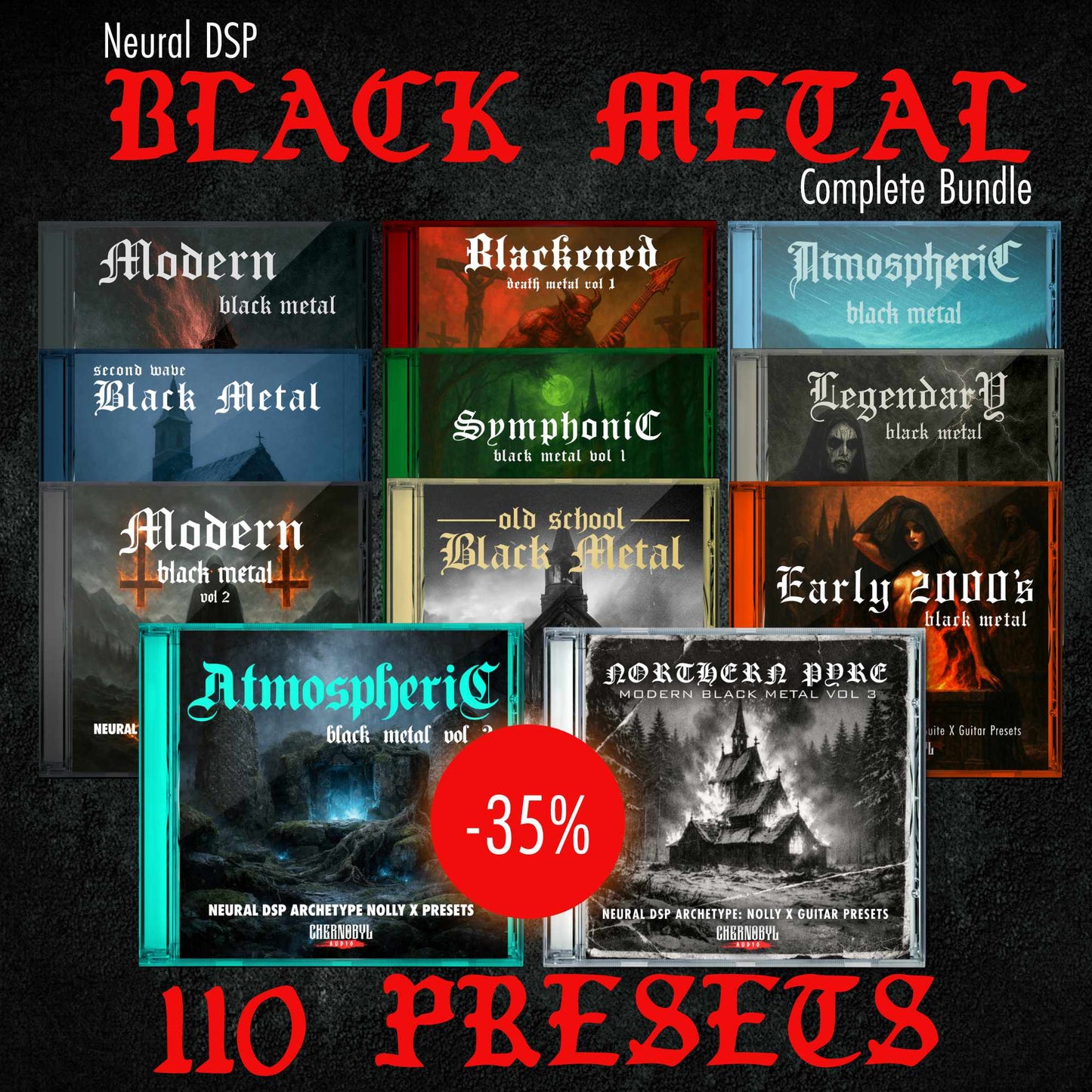 Neural DSP Complete Black Metal Preset Bundle