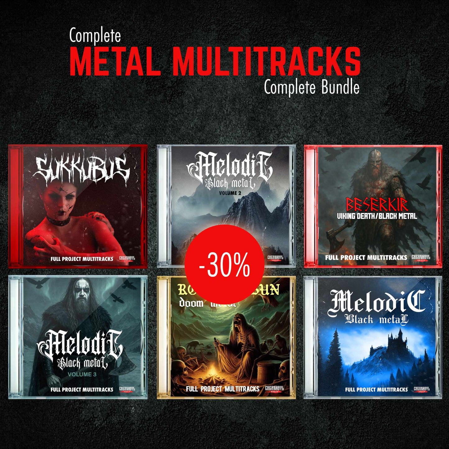 Metal Mixing Multitracks Bundle